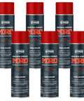 Industrial Grade High Solids Spray Paint Enamel Safety Red, 16 Ounce Can Pack Of 6, Heavy Duty Coating For Tools and Equipment