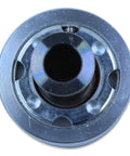 610DS Spherical No-Bind Rear Axle Housing And Rear Control Arm Del-Sphere Pivot Bushings Pair For Beefy Performance Suspension CNC 6061-T6 Aluminum Anodized 52100 Steel Spherical Ball Delrin Cups 304 Stainless Spacers Rebuildable Joints, front view