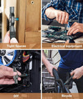 24 In 1 Magnetic Screwdriver Set With Detachable Ratchet Handle used for furniture, electronics, DIY, and bicycles