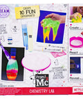 Chemistry Lab Kit For Kids Age 6 And Up At Home STEM Science Experiments box with glow-in-the-dark lava activity shown