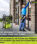 Power Tool Organizer Cart With Charging Station And Battery Charger Mobile Rolling Workshop Cart On Wheels