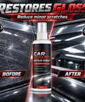 Two Pack Universal Car Scratch Repair Spray Neutralizes Gnarly Surface Scuffs Fast With A Protective Blend shown in 30ml bottle.