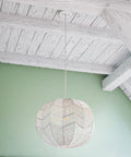 White Rattan Pendant Light Snaggle One Light Large Ceiling Fixture For Vaulted Ceilings With Rattan Shade Adjustable Hanging