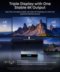 Prime Docking Station With Fourteen Ports For A Slick Triple 4K 60Hz Setup With DisplayLink 140W Max Power Delivery