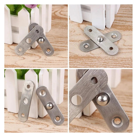 Dope Stainless Steel Adjustable Door Hinges With Quiet Close 360 Degree Rotating Door Pivot Rotary Hinge Durable Hardware