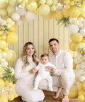 Epic 173 Piece Yellow Balloon Arch Kit With Double Stuffed Pastel Yellow White Sand Balloons And Clear Balloons For Wedding Bridal Shower Engagement Anniversary And Birthday Party Decor