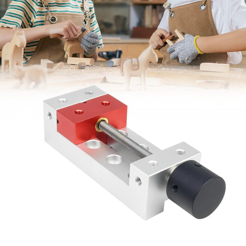 High Precision DIY Engraving Machine Jaw Clamp For Metal Mold Making Vertical Parallelism 0.005mm Quenched Hardened Steel Vise Tight Grip on workspace