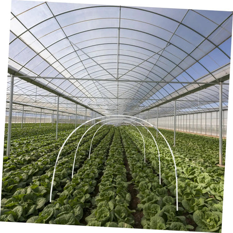 Plant Support Bracket Set One For Greenhouse Kit With Plastic Arched Hooks, Garden Hoops And Netting Hooks, Easy To Install Durable Garden Accessory For Sturdy Plant Support