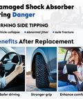 Chevy Front And Rear Struts Assembly With Coil Springs Kit benefits: safer driving, stronger grip, enhanced comfort