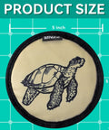 5-inch turtle design on 2 Pack Sand Remover Bags Portable Quick Dry Erasers For Beach Towels Blankets Chairs Umbrellas Hats Tents