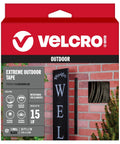 Beefy Extreme Outdoor Heavy Duty Tape With Stick On Adhesive, 10 Ft By 1 In, weather-resistant packaging displayed on a red brick wall.