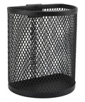 Heavy Duty Industrial Alloy Steel Mesh Pen Holder With Wall Mount Hook Dope Space Saving Desk Organizer Badass Cup Stand For Office School And Creative Pros Straight Up Premium Gear, black mesh construction.
