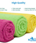 Rolled Ultra Soft Microfiber Cloths Reusable And Washable Do It All All Purpose Indoor Outdoor Cleaning Dusting Polishing