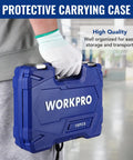 Pro-Grade 18-Piece Impact Socket Extension Set protective carrying case