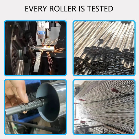 Heavy Duty Galvanized Gravity Conveyor Roller With Spring Loaded Ends No Sweat Setup Industrial Storage Track 23.6 Inch Length 1 Inch Diameter 8Mm Shaft Built Tough For Warehouse Hauls And Shipping