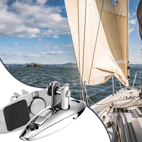 Boat Bimini Top Swivel Deck Hinges Set 4 Pieces 316 Stainless Steel Quick Release Hinges With Screws Side Mount Marine Hardware