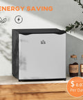 Keep Your Stash Ice Cold With This Sick 1.1 Cu Ft Countertop Freezer That Masters Tiny Spaces For Dorm Rooms And Apartments While Delivering Crisp Adjustable Cooling And Modern Silver Style on a wooden countertop.