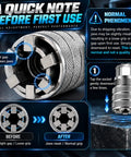 Image demonstrating guidance for 2 Pack Self Adjusting Socket Wrench Set, showing jaw adjustment process for proper grip.