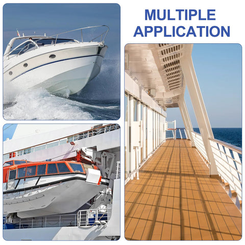 Boats and a cruise ship deck showcasing flush pull ring handle applications in marine settings.