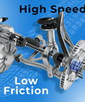 Two Piece Rear Wheel Bearing And Hub Assembly For 2016 To 2021 Chevy Malibu, 2017 To 2019 Buick Lacrosse, And 2018 To 2019 Buick Regal Sportback 2WD, Direct Fit Replacement, Easy Install, Durable Performance Ready To Roll, shown installed.