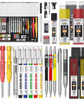 Absolute Banger Carpenter Pencil Kit Featuring Heavy Duty Mechanical Leads Vibrant Refills And Rugged Sheaths built for precision layout work.