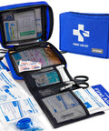 Grab And Go Compact Waterproof First Aid Kit With Nine Organized Compartments 300 Piece Emergency Supplies Set
