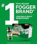 Savage Insect Killer Fogger With Odor Neutralizer Eliminates Hidden Bugs and Heavy Infestations Fast in a green packaging display.