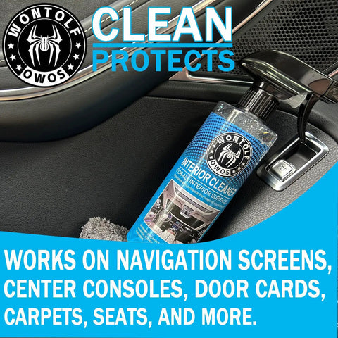 Complete All In One Car Wash And Detailing Kit With Soap Interior Cleaner Wheel Cleaner Wheel Brush Drying Towel And More