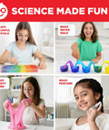 Girls Science Kit Chemistry Set For Kids Ages 8 To 14 Ultimate STEM Toy With 50 Plus Experiments Learning Projects Rainbow Crystals
