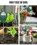 2 Pack Soil Moisture Meter Portable Garden Hygrometer No Battery Needed For Indoor Outdoor Use Root Friendly Probe in soil
