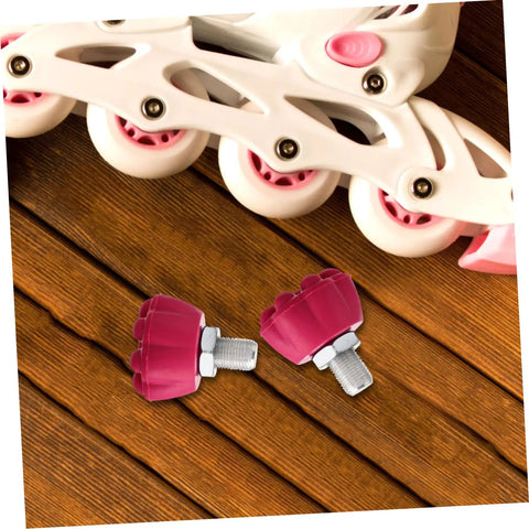 Toe Stops For Quad Skates, Rubber Roller Skate Brakes Plugs, Non-Marking Stoppers, Replacement Parts For Indoor And Outdoor Skaters