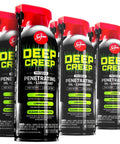 Deep Creep Penetrating Oil And Lubricant DC14 12 Ounce Pack Of 6 For Metal Parts Rust Release Gears Hinges Chains Bushings Tools And Guns