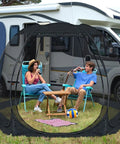Effortless Pop Up House Tent With Outdoor Screen Room No Fuss Quick Setup UV Resistant Canopy Tent That Opens In Seconds