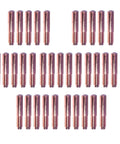 Check Out These Premium 35-Pack Zinger MIG Welding Contact Tips In.030 Inch Size For Miller Millermatic M-15, M-25, M-40 Guns And Hobart Welders With Rose Gold Finish To Keep Your Projects Rock Solid.