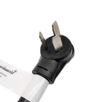 Close-up of Heavy Duty NEMA 10 50 Range Splitter Cord 6 AWG Copper 240V 3 Foot Extension Industrial Grade from 10 50P Male Plug