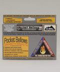 Packaging of Pocket Bellows Fire Starter Tool for Camping, Weatherproof and Collapsible Bellow That Delivers a Quick Oxygen Burst
