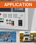 Control panel featuring Beefy Waterproof 12V DC 30A 2 Pin SPST On Off Toggle Switch for Marine Boat Automotive application