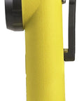 Side view of Beefy Survivor 90513 175 Lumen Rechargeable Firefighter Right Angle Flashlight with clip in yellow nylon