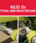 WaterWeld Epoxy Putty Stick 2 Oz Hand Mixable Two Part Underwater Repair Compound For Plumbing Leaks Tubs Drains Pools Boats And More NSF Certified No Mess Easy DIY Fix holding 10x typical home water pressure in plumbing pipes.