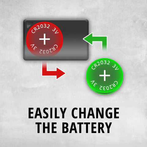 Proximity Security Tag 2.0 Bluetooth Add On For CarLock System That Powers Up Proximity Alerts Based On How Close You Are Energy Saving Auto Security Long Lasting Battery Up To 1 Year Requires CarLock Main Unit Not Standalone. CR2032 battery replacement graphic