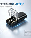 Heat Resistant Push In Wire Connectors With Levers No Fuss Quick Clamp Terminals For Led Strip And Model Wiring Heavy Duty Copper Contacts Smooth Install Bundle Pack showing compact design and clear housing.