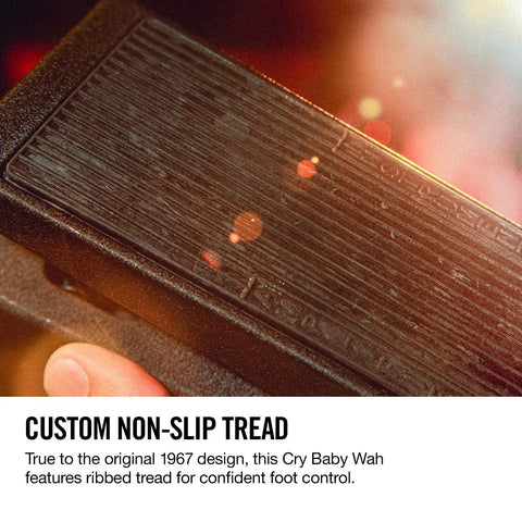 Cry Baby Standard Wah Pedal With Aggressive Modern Voice Iconic Fasel Inductor for Bold Expressive Guitar Wah Tones close-up