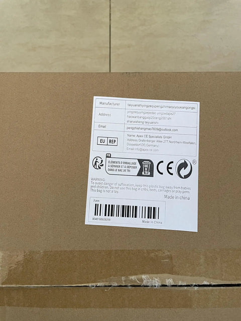 Shipping box with label for Electric Hydraulic Rebar Cutter 1700W Portable 20mm 25mm Cutting Tool With Storage Box