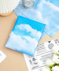 Six Magnetic Fluorescent Light Covers For Classrooms And Offices, 4x2 Feet Ceiling Light Filters With Sky Cloud Design on desk