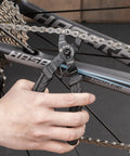 Using Chain Wear Checker Gauge With Master Link Pliers And Chain Breaker Rivet Tool For Road Mountain And Hybrid Bikes
