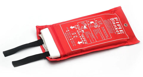 Heavy Duty Fiberglass Welding Blanket Protects Your Work Area From Sparks And Heat Flame Retardant Fire Shield in red pouch