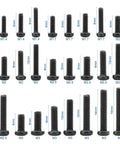650 Piece Laptop Screw Kit For Replacement And Repair With Miniature Screws In M1.4 M1.7 M2 M2.5 And M3 Sizes Pan Head Phillips Fasteners