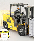 TopShelf Heavy Duty Pallet Rack Capacity Labels 100 Pack Featuring Durable 3X4 Inch Max Load Warning Stickers For Smart Warehouse Organization And Forklift Safety on forklift.