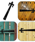 Outdoor Weld On Hinges For Shed And Mobile Home Doors, 8 Inch Heavy Duty Slip Joint Hinges With Embossed Flat Plate on wood doors