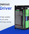 DM556S Stepper Motor Driver And EBX1605 CNC Linear Stage Actuator With Dual Optical Axis Rail And 1605 Ball Screw Nema23 Motor 200mm Travel Built For DIY CNC Projects.